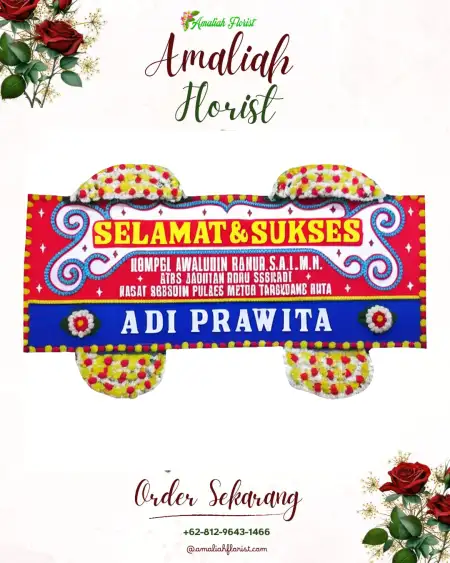 Papan Bunga Ucapan Selamat ASAHAN